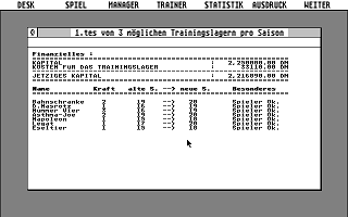 Fussball-ST Plus atari screenshot